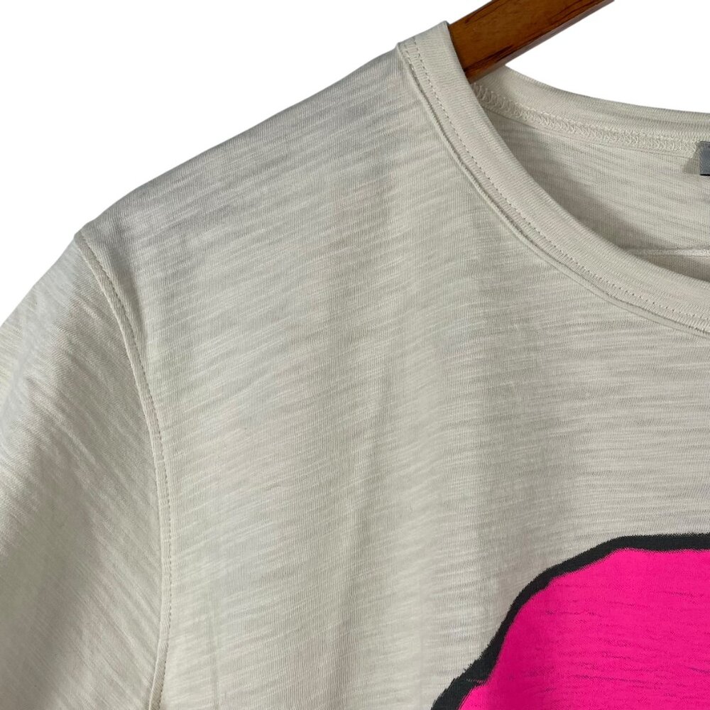 NWT Lisa Todd Love Bites Tee Bluff Pink Lips Graphic Cotton M - Picture 5 of 13